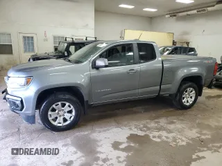 2021 Chevrolet Colorado 4WD LT with VIN 1GCHTCEA0M1109233, listed as a Copart auction lot 80530144 with 120,916 mi miles and Clean Title. Bid and sale history available at carsss.com. Image 1.