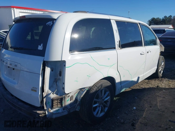 2019 Dodge Grand Caravan SXT with VIN 2C4RDGCG8KR761462, listed as a IAAI auction lot 41322097 with 132,110 mi miles. Bid and sale history available at carsss.com. Image 4.