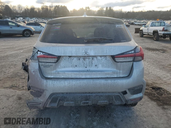 2020 Mitsubishi Outlander Sport ES 2.0 with VIN JA4AR3AU4LU005089, listed as a Copart auction lot 41668295 with 0 mi miles and Salvage Title. Bid and sale history available at carsss.com. Image 6.