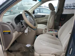 2007 Kia Sedona EX with VIN KNDMB233876188514, listed as a Copart auction lot 47544355 with 236,761 mi miles and Salvage Title. Bid and sale history available at DreamBid. Image 7.