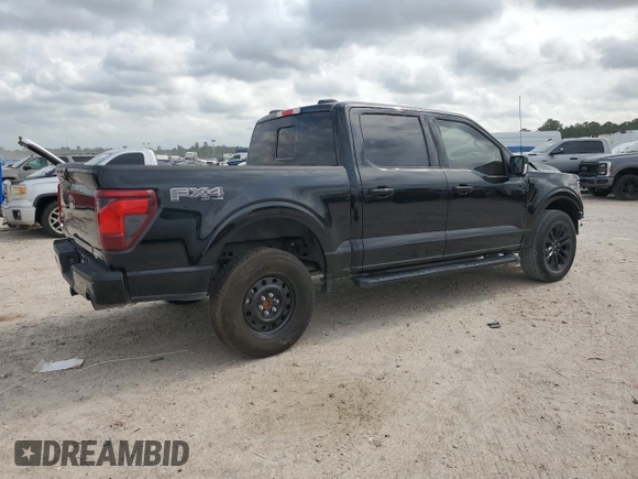 2024 Ford F-150 XLT with VIN 1FTFW3L85RFA04020, listed as a Copart auction lot 55082065 with 8,641 mi miles and Salvage Title. Bid and sale history available at carsss.com. Image 3.