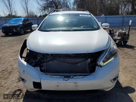 2018 Nissan Murano SV z VIN 5N1AZ2MG0JN188192, wystawiony jako Copart lot #53787465 z przebiegiem 63 445 mil mil oraz Czysty tytuł • Clean title. Historia ofert i sprzedaży dostępna na DreamBid. Obrazek 5.