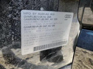 2020 Audi Q3 S line Premium with VIN WA1DECF31L1115818, listed as a Copart auction lot 40267463 with 22,456 mi miles. Bid and sale history available at carsss.com. Image 15.