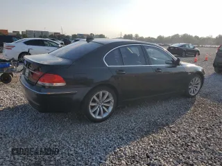 2008 BMW 7 Series 750i with VIN WBAHL83548DT14316, listed as a Copart auction lot 63606925 with 164,543 mi miles and Clean title. Bid and sale history available at DreamBid. Image 3.