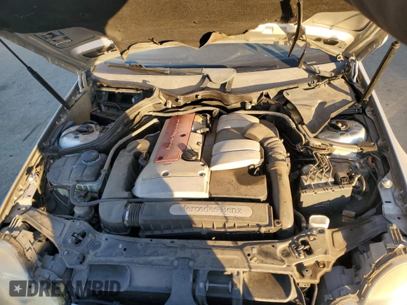 2002 Mercedes-Benz C 230/260/280/320 with VIN WDBRN47J12A169440, listed as a Copart auction lot 88364835 with 206,009 mi miles and Salvage Title. Bid and sale history available at DreamBid. Image 11.