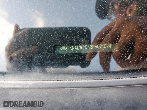 2015 Kia K900 Luxury with VIN KNALW4D43F6021024, listed as a Copart auction lot 58592235 with Not provided miles and Non repairable. Bid and sale history available at DreamBid. Image 12.