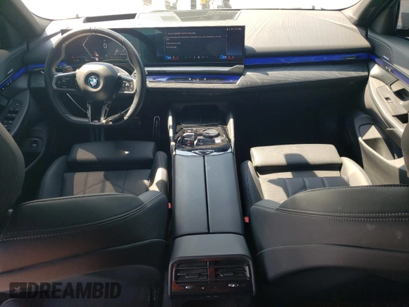 2024 BMW i5 eDrive40 with VIN WBY33FK09RCR17369, listed as a Copart auction lot 65018825 with 3,853 mi miles and Clean title. Bid and sale history available at DreamBid. Image 8.