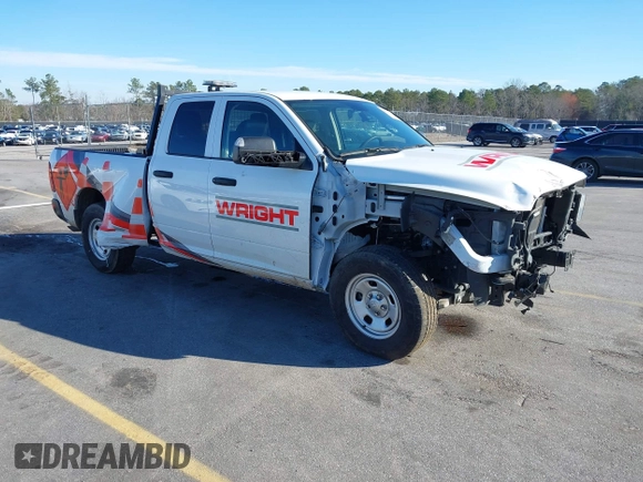 2023 Ram 1500 Tradesman z VIN 1C6RR6FG0PS522900, wystawiony jako IAAI lot #41573571 z przebiegiem 45 128 mil mil oraz . Historia ofert i sprzedaży dostępna na DreamBid. Obrazek 1.
