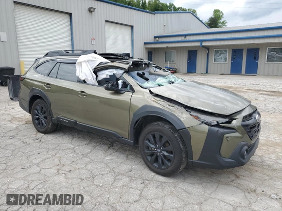 2023 Subaru Outback Onyx with VIN 4S4BTALCXP3186730, listed as a Copart auction lot 58182195 with Not provided miles and Salvage title. Bid and sale history available at DreamBid. Image 4.