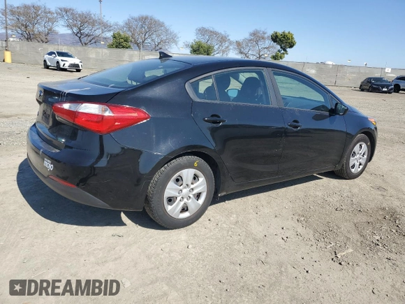 2016 Kia Forte LX with VIN KNAFK4A62G5609602, listed as a Copart auction lot 50084065 with 69,066 mi miles and Salvage Title. Bid and sale history available at carsss.com. Image 3.