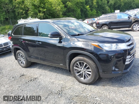 2018 Toyota Highlander Hybrid XLE with VIN 5TDJGRFH1JS038904, listed as a Copart auction lot 58176435 with 38,083 mi miles and Clean title. Bid and sale history available at DreamBid. Image 4.