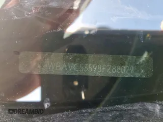 2008 BMW 3 Series 328i z VIN WBAVC53598FZ88029, wystawiony jako Copart lot #55409275 z przebiegiem Nie podano mil oraz Szkoda całkowita • Salvage title. Historia ofert i sprzedaży dostępna na DreamBid. Obrazek 12.