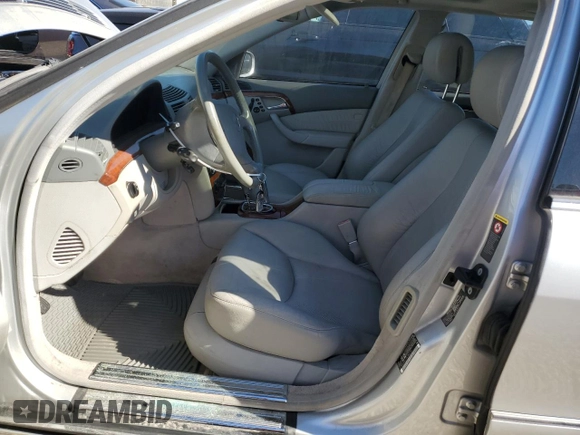2003 Mercedes-Benz S-Class 4.3L with VIN WDBNG83J13A344129, listed as a Copart auction lot 75474174 with 0 mi miles and Clean Title. Bid and sale history available at carsss.com. Image 7.