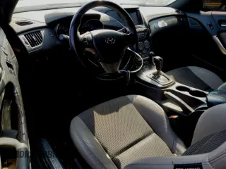 2014 Hyundai Genesis Coupe Premium with VIN KMHHT6KD6EU113945, listed as a Copart auction lot 47502565 with 133,670 mi miles and Salvage title. Bid and sale history available at DreamBid. Image 8.