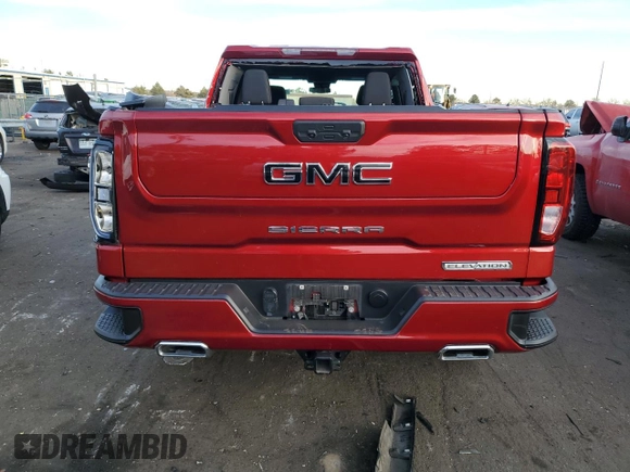 2023 GMC Sierra 1500 Elevation z VIN 3GTUUCE89PG335723, wystawiony jako Copart lot #85942744 z przebiegiem 19 582 mil mil oraz Szkoda całkowita • Salvage title. Historia ofert i sprzedaży dostępna na DreamBid. Obrazek 6.