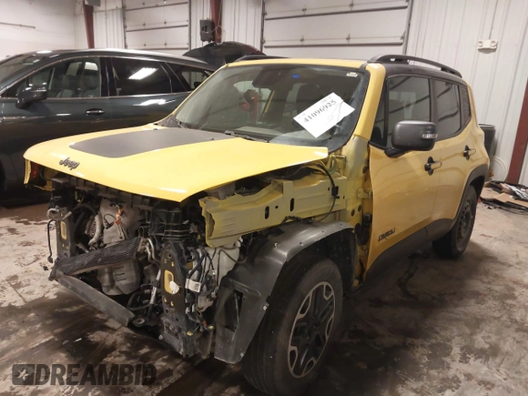 2017 Jeep Renegade Trailhawk с VIN ZACCJBCB5HPE55998, выставлен на аукционе IAAI как лот 41096925 с пробегом 99 103 миль миль и . История ставок и продаж доступна на DreamBid. Изображение 2.