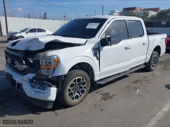 2023 Ford F-150 XL with VIN 1FTEW1CP8PKE43997, listed as a IAAI auction lot 41653536 with 36,053 mi miles. Bid and sale history available at carsss.com. Image 16.