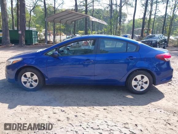 2017 Kia Forte LX with VIN 3KPFK4A70HE052223, listed as a IAAI auction lot 42036382 with 136,671 mi miles. Bid and sale history available at carsss.com. Image 14.