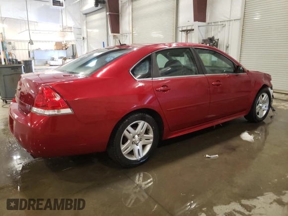 2014 Chevrolet Impala LT with VIN 2G1WB5E35E1168273, listed as a Copart auction lot 51536475 with 160,908 mi miles and Non repairable. Bid and sale history available at DreamBid. Image 3.