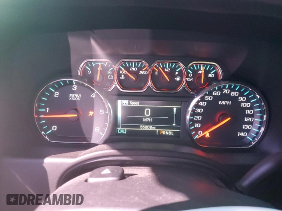 2019 GMC Yukon SLE with VIN 1GKS1AKC9KR166202, listed as a Copart auction lot 50103275 with 55,208 mi miles and Salvage Title. Bid and sale history available at carsss.com. Image 9.
