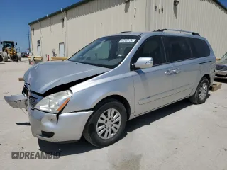 2012 Kia Sedona LX with VIN KNDMG4C74C6485709, listed as a Copart auction lot 67355154 with 196,052 mi miles and Salvage Title. Bid and sale history available at carsss.com. Image 1.