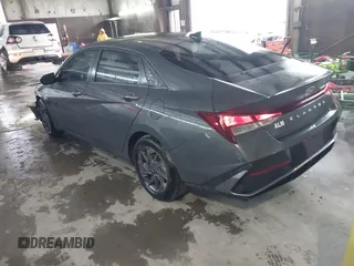 2024 Hyundai Elantra SEL with VIN KMHLM4DG0RU800279, listed as a IAAI auction lot 41523141 with 6,288 mi miles. Bid and sale history available at carsss.com. Image 3.