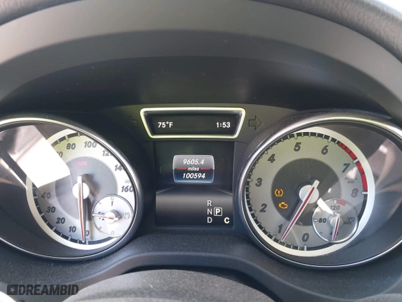 2016 Mercedes-Benz GLA with VIN WDCTG4EB5GJ220730, listed as a IAAI auction lot 41825251 with 100,594 mi miles. Bid and sale history available at carsss.com. Image 7.