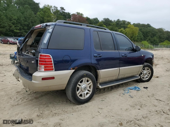 2004 Mercury Mountaineer Convenience with VIN 4M2ZU86K44ZJ49011, listed as a Copart auction lot 69615444 with 135,702 mi miles and Salvage Title. Bid and sale history available at carsss.com. Image 3.