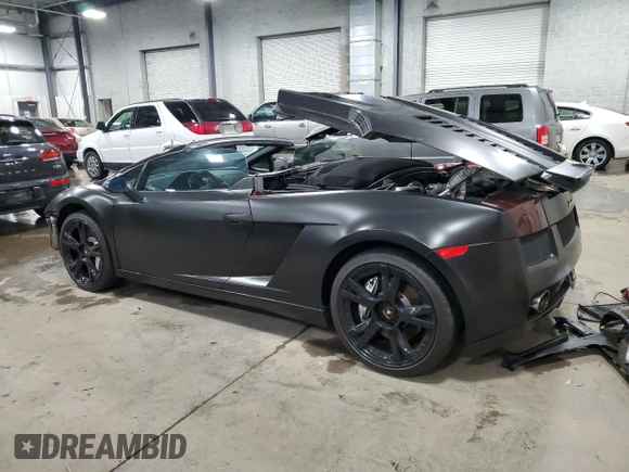 2007 Lamborghini Gallardo z VIN ZHWGU22T67LA04238, wystawiony jako Copart lot #82246994 z przebiegiem 35 956 mil mil oraz Szkody całkowita. Historia ofert i sprzedaży dostępna na DreamBid. Obrazek 2.