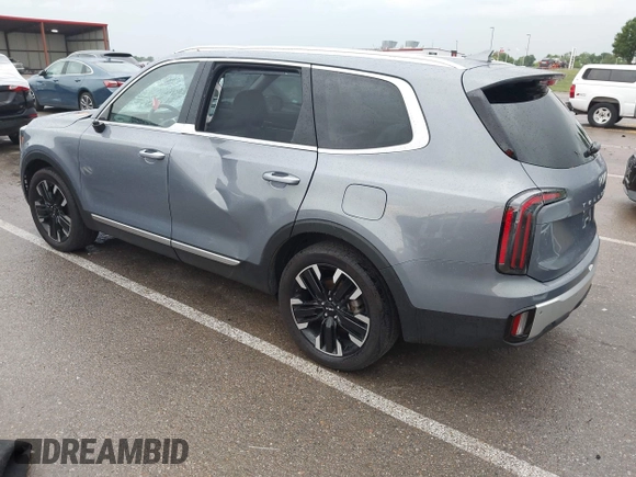 2024 Kia Telluride SX Prestige X-Pro with VIN 5XYP5DGC2RG520392, listed as a IAAI auction lot 42420406 with 19,649 mi miles and . Bid and sale history available at DreamBid. Image 3.