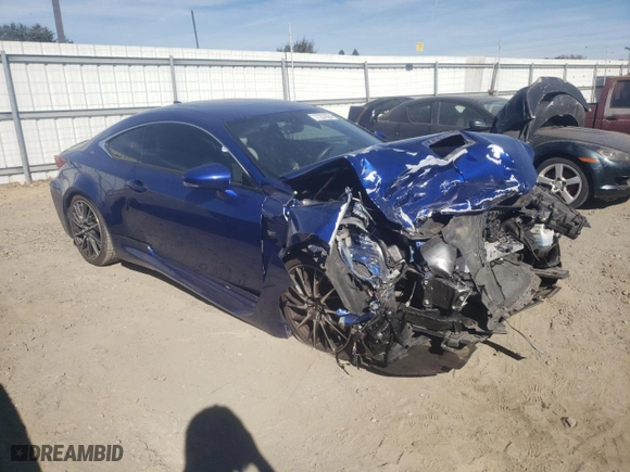 2015 Lexus RC F with VIN JTHHP5BCXF5001122, listed as a Copart auction lot 77257824 with 99,948 mi miles and Salvage Title. Bid and sale history available at carsss.com. Image 4.