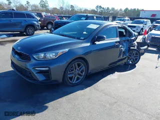2021 Kia Forte GT-Line with VIN 3KPF34AD9ME311630, listed as a IAAI auction lot 41171218 with 104,344 mi miles. Bid and sale history available at carsss.com. Image 19.