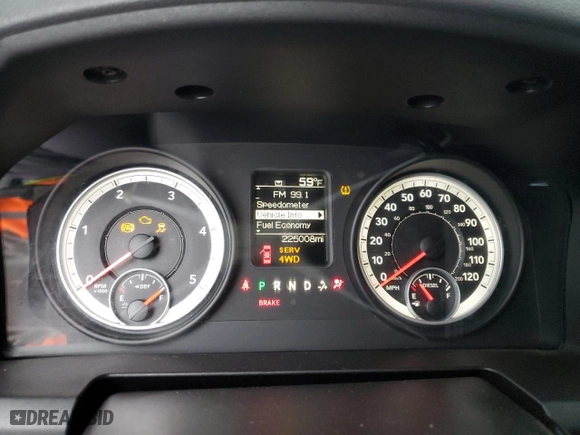 2013 Ram 2500 Tradesman with VIN 3C6UR5CL5DG544738, listed as a Copart auction lot 86392224 with 225,008 mi miles and Salvage Title. Bid and sale history available at carsss.com. Image 9.