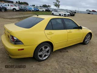 2001 Lexus IS 300/350 with VIN JTHBD182110028382, listed as a Copart auction lot 53190425 with 183,991 mi miles and Salvage Title. Bid and sale history available at DreamBid. Image 3.