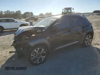 2022 Hyundai Kona Limited with VIN KM8K5CA34NU902411, listed as a Copart auction lot 47117315 with 27,178 mi miles and Salvage title. Bid and sale history available at DreamBid. Image 1.
