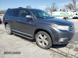 2012 Toyota Highlander Limited with VIN 5TDDK3EH1CS150504, listed as a Copart auction lot 50939885 with 185,656 mi miles and Salvage Title. Bid and sale history available at carsss.com. Image 4.