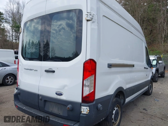 2016 Ford Transit with VIN 1FTYR2XM3GKB21990, listed as a IAAI auction lot 42091685 with 106,235 mi miles and . Bid and sale history available at DreamBid. Image 4.