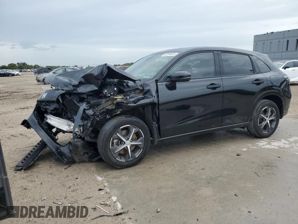 2023 Honda HR-V EX-L with VIN 3CZRZ1H75PM721050, listed as a Copart auction lot 63394005 with 28,218 mi miles and Non repairable. Bid and sale history available at DreamBid. Image 1.