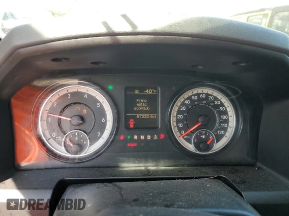 2017 Ram 1500 Tradesman with VIN 1C6RR7FGXHS778775, listed as a Copart auction lot 71543844 with 57,333 mi miles and Non repairable. Bid and sale history available at DreamBid. Image 9.