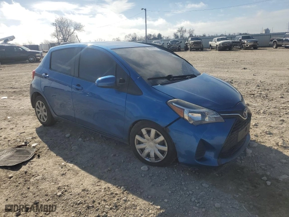 2016 Toyota Yaris L with VIN VNKKTUD38GA064228, listed as a Copart auction lot 46297285 with 0 mi miles and Salvage Title. Bid and sale history available at carsss.com. Image 4.