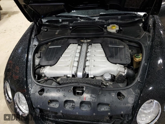 2008 Bentley Continental GT z VIN SCBCR73W28C058488, wystawiony jako Copart lot #58029645 z przebiegiem 88 945 mil mil oraz Szkoda całkowita • Salvage title. Historia ofert i sprzedaży dostępna na DreamBid. Obrazek 11.