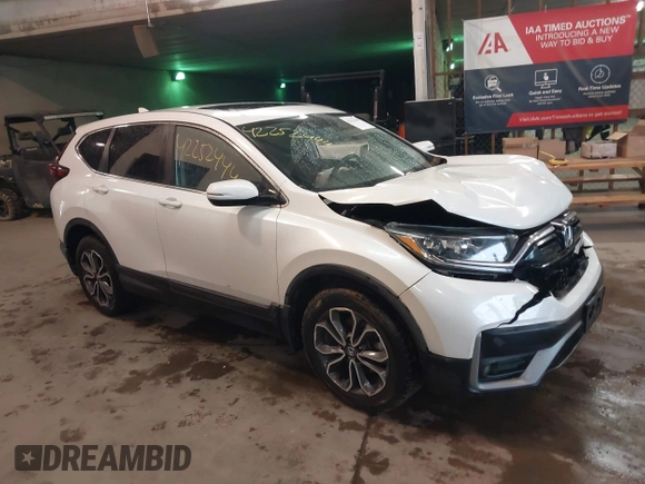 2020 Honda CR-V EX with VIN 5J6RW1H54LL012869, listed as a IAAI auction lot 42252444 with 78,618 mi miles and . Bid and sale history available at DreamBid. Image 1.