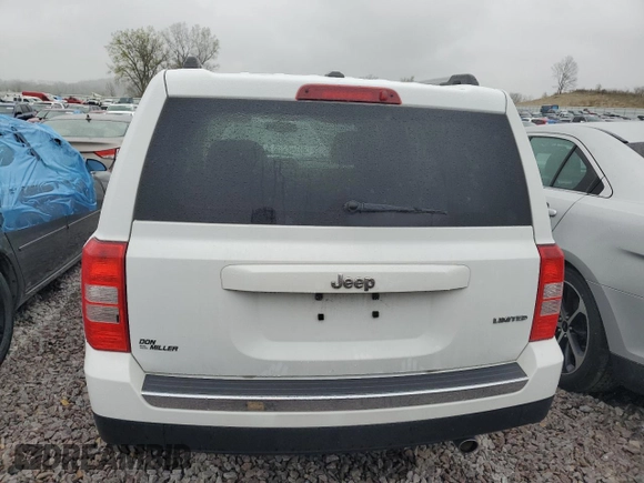 2014 Jeep Patriot Limited with VIN 1C4NJPCB3ED825135, listed as a Copart auction lot 54454985 with 106,164 mi miles and Clean title. Bid and sale history available at DreamBid. Image 6.