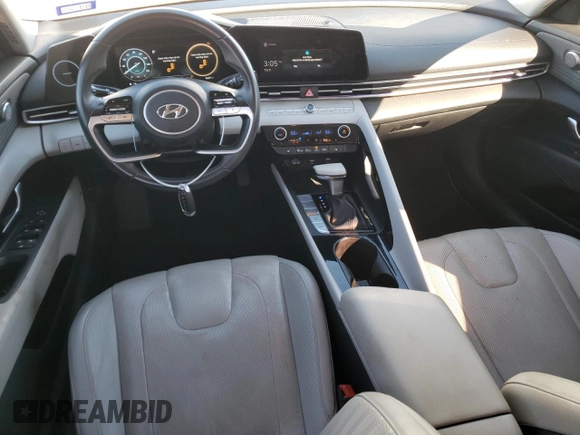 2021 Hyundai Elantra Limited with VIN 5NPLP4AG5MH032334, listed as a Copart auction lot 46833475 with 86,271 mi miles and Salvage Title. Bid and sale history available at DreamBid. Image 8.