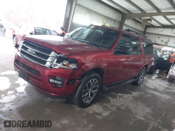 2016 Ford Expedition EL XLT with VIN 1FMJK1HT1GEF28772, listed as a IAAI auction lot 41571029 with 144,927 mi miles. Bid and sale history available at carsss.com. Image 14.
