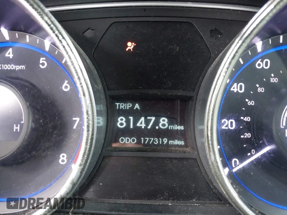 2011 Hyundai Sonata GLS PZEV with VIN 5NPEB4AC9BH229671, listed as a IAAI auction lot 41379055 with 177,319 mi miles. Bid and sale history available at carsss.com. Image 15.