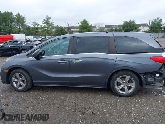 2018 Honda Odyssey EX-L z VIN 5FNRL6H70JB025227, wystawiony jako IAAI lot #41940992 z przebiegiem 95 797 mil mil oraz . Historia ofert i sprzedaży dostępna na DreamBid. Obrazek 14.