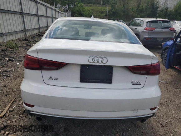 2017 Audi A3 Sedan Premium with VIN WAUB8GFF3H1020963, listed as a Copart auction lot 52640554 with 51,820 mi miles. Bid and sale history available at carsss.com. Image 6.