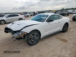 2022 Ford Mustang EcoBoost with VIN 1FA6P8TH6N5100254, listed as a Copart auction lot 64054365 with 75,098 mi miles and Salvage title. Bid and sale history available at DreamBid. Image 1.