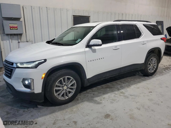 2022 Chevrolet Traverse LT Leather with VIN 1GNEVHKW6NJ105898, listed as a Copart auction lot 50015715 with 93,269 mi miles and Salvage Title. Bid and sale history available at carsss.com. Image 1.
